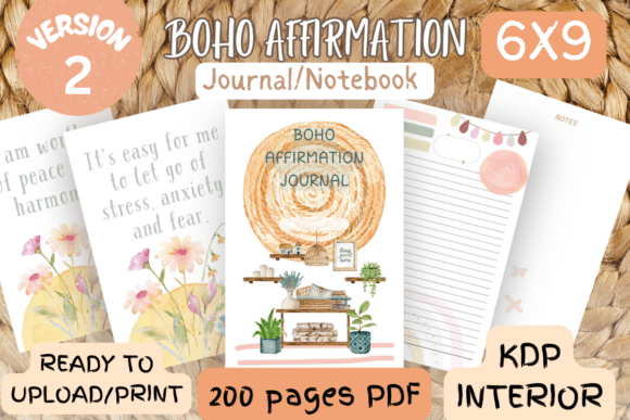 Aesthetic Boho Journal KDP Interior V2