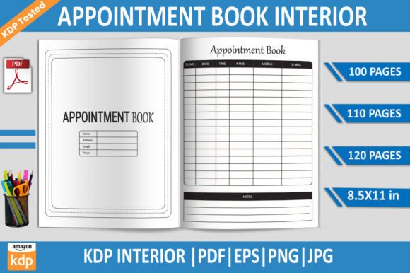 Appointment Book KDP Interior Template: A Designer’s Resource