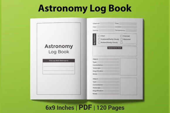 Astronomy Log Book Template: Your Guided Night Sky Journal