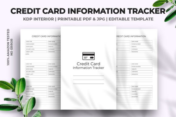 Credit Card Information Tracker KDP Interior: A Smart Shortcut That Deserves a Second Look