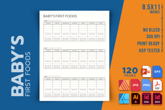 Evaluating a Baby’s First Foods KDP Interior for Your Next Publishing Project