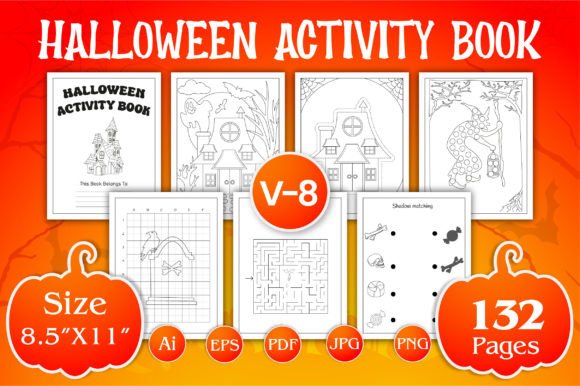 Evaluating the Halloween Activity Book for KDP Vol-8