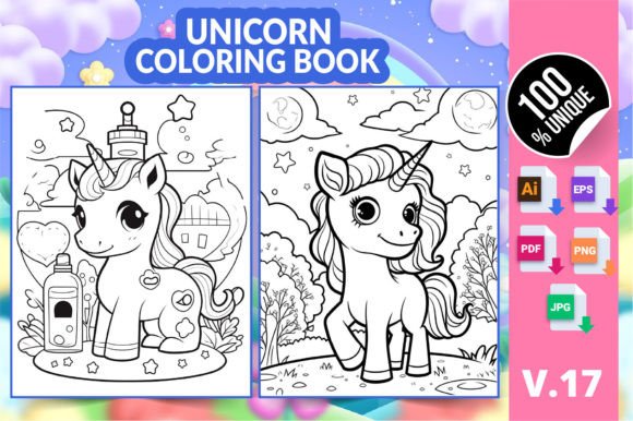 Evaluating the Unicorn Coloring Book KDP Interior V17 for Your Publishing Needs