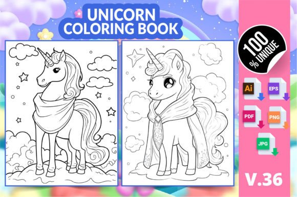 Evaluating the Unicorn Coloring Book KDP Interior V36 for Your Publishing Goals