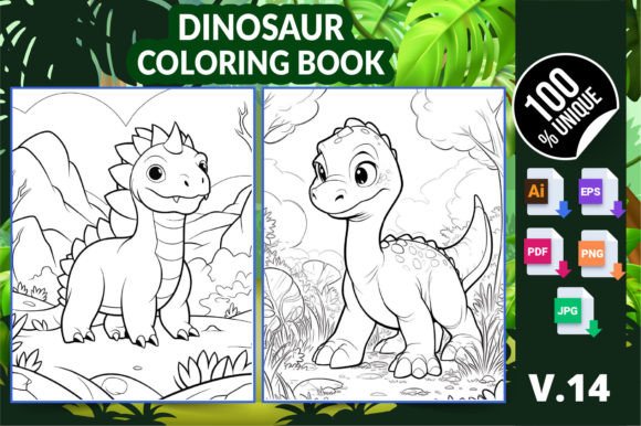 Integrating Dinosaur Coloring Book KDP Interior V14 into Your Content Publishing Pipeline