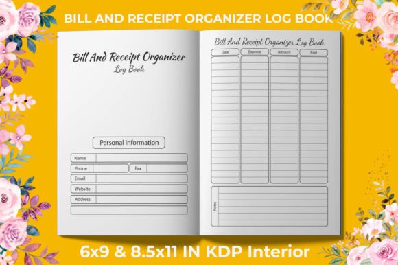 Mastering Financial Organization with a Bill and Receipt Organizer Log Book
