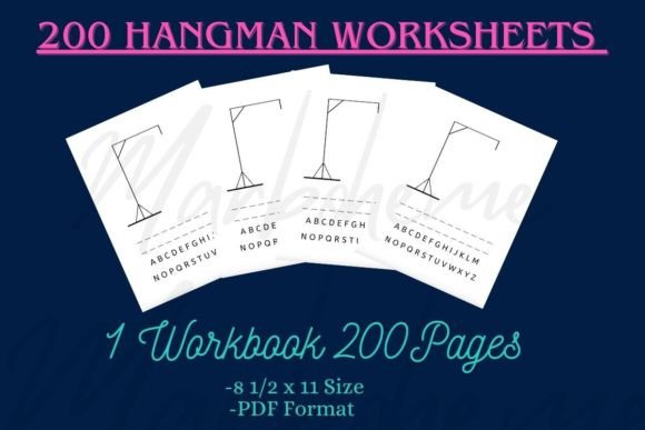 Rediscovering Classic Word Play with 200 Printable Hangman Worksheets