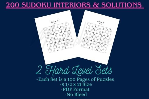 Sudoku Hard Level Interiors-200 Pages: A Practical Evaluation for Enthusiasts and Creators