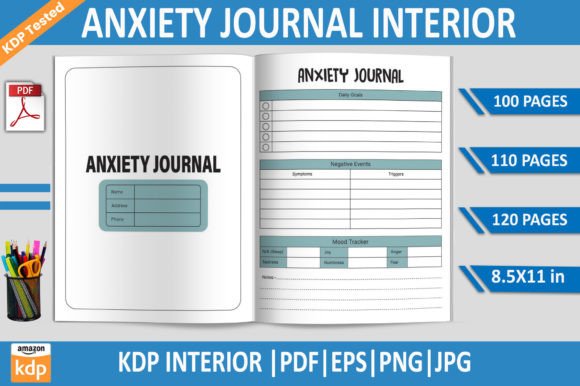 Understanding the Anxiety Journal KDP Interior Template for Low-Content Publishing