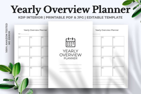 What Is a Yearly Overview Planner KDP Interior and How It Transforms Your Self-Publishing Journey