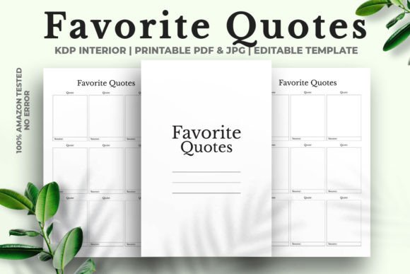 Why a Carefully Selected Favorite Quotes KDP Interior Strengthens Your Publishing Strategy